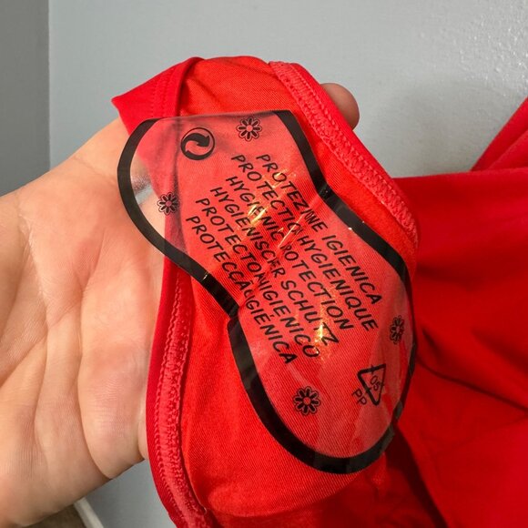 GOOD AMERICAN leilani one piece swimsuit in poppy size 2 - Picture 8 of 8